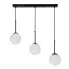 Potrójna czarna lampa wisząca - D269-Arda
