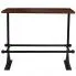 Zdjęcie stolik barowy drewniany Erta 4X ciemnobrązowy | Edinos.pl