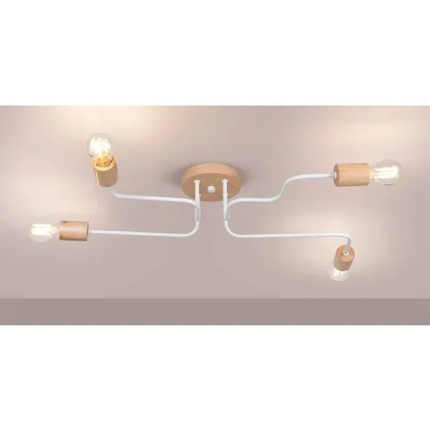 Biała skandynawska lampa D282-Avic