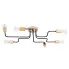 Czarna industrialna lampa sufitowa D283-Avic