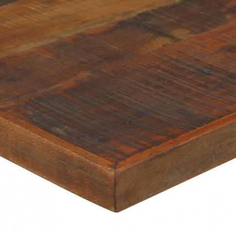 Szczegółowe zdjęcie nr 10 produktu Stolik z drewna odzyskanego Ruth 5X – ciemnobrązowy 