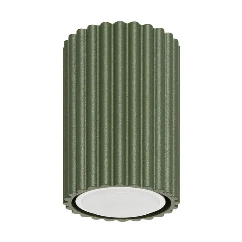 Nowoczesna zielona sufitowa tuba D286-Avium