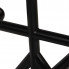 Fragment czarnych stalowych nóg stolika barowego Sidden 5X
