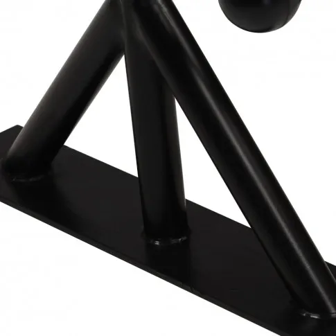 Zakończenie czarnej podstawy stołu Sidden 5X