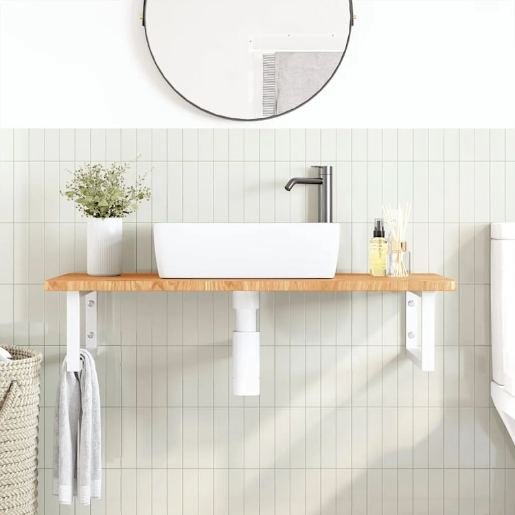 Wizualizacja półki ściennej pod umywalkę Bafo