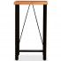 Zdjęcie brązowy industrialny stół z drewna Chris 2X - sklep Edinos.pl