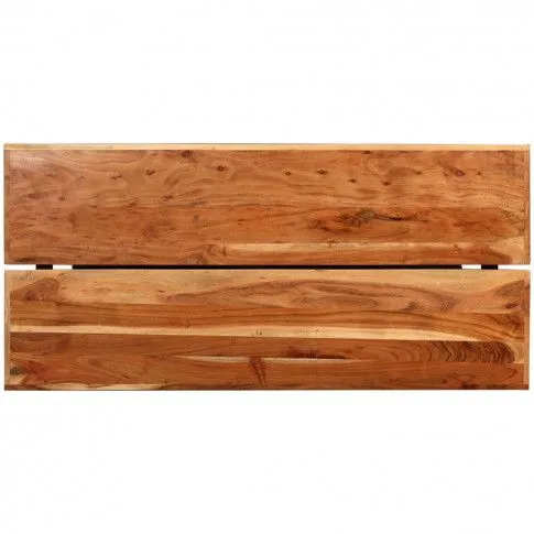 Szczegółowe zdjęcie nr 11 produktu Brązowy industrialny stolik barowy – Norbos 4X