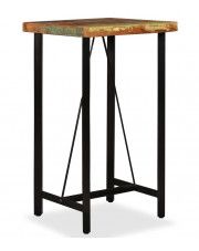 Wielokolorowy stolik z odzyskanego drewna – Chris 2X w sklepie Edinos.pl