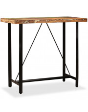 Wielokolorowy stolik z drewna odzyskanego – Chris 3X w sklepie Edinos.pl