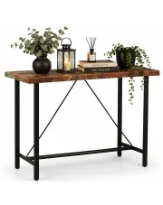 Wielokolorowy stolik z odzyskanego drewna – Norbos 4X w sklepie Edinos.pl