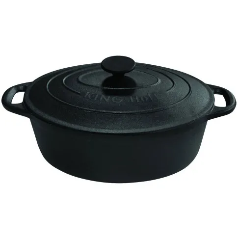 Zdjęcie produktu Owalna żeliwna brytfanna 6,2L - Daxer 6X.