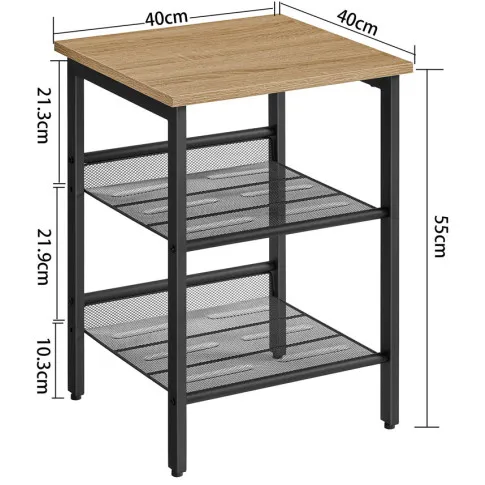 Wymiary stolika nocnego Kezo dąb sonomaa