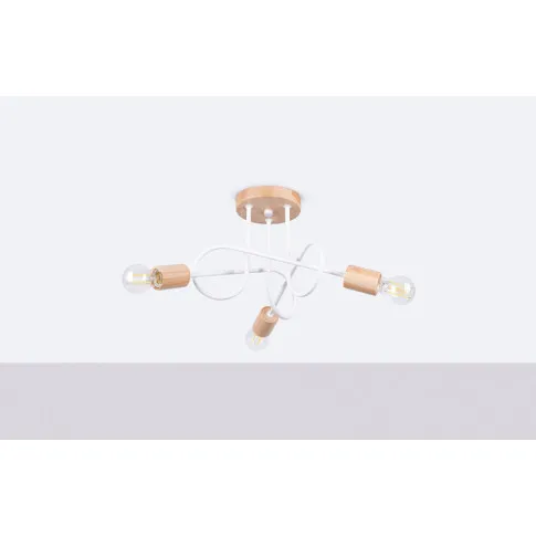 wizualizacja białej lampyTebe M053