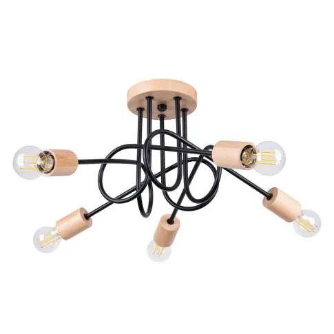 pięcioramienna lampa loftowa M056 Tebe