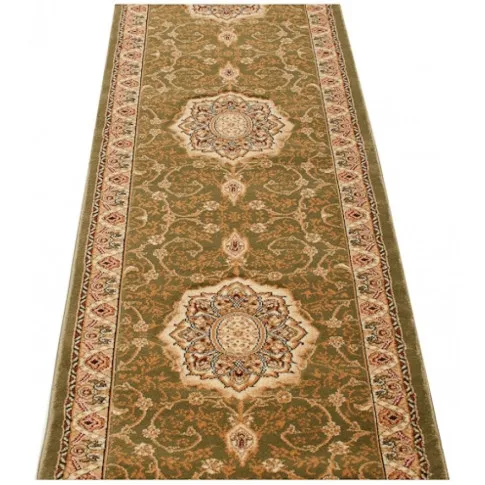 Zdjęcie produktu Zielony chodnik w tradycyjny wzór 100x450 cm - Mielno 3X.