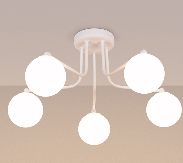 biała lampa sufitowa Ana M056