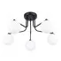 Czarna lampa sufitowa z 5 kloszami - M056 - Ana