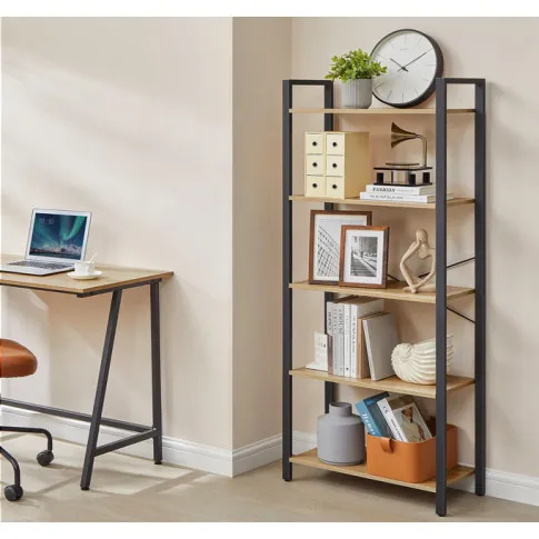 Wnętrze z wykorzystaniem regału Jorkis 8X dąb sonoma