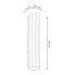 Wymiary kinkietu D289-Avium