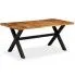 Brązowy stół z drewna akacjowego – Midian 