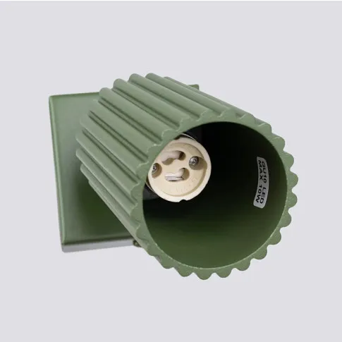 Zielony karbowany kinkiet D290-Avium