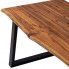Szczegółowe zdjęcie nr 5 produktu Stół do jadalni z drewna akacjowego Amix – brązowy 