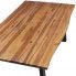 Szczegółowe zdjęcie nr 8 produktu Stół do jadalni z drewna akacjowego Amix 2X – brązowy 