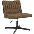 Fotel do biurka glamour taupe - Zafiria 