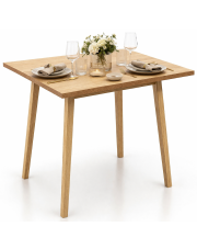 Składany stół jadalniany naturalne drewno - Himunir w sklepie Edinos.pl