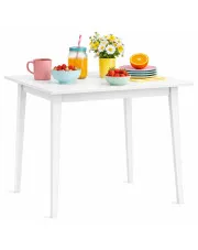 Składany stół jadalniany biały - Himunir w sklepie Edinos.pl
