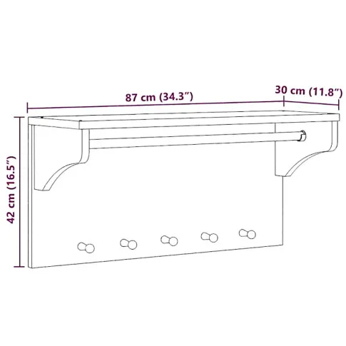 Hangis wymiary wieszaka