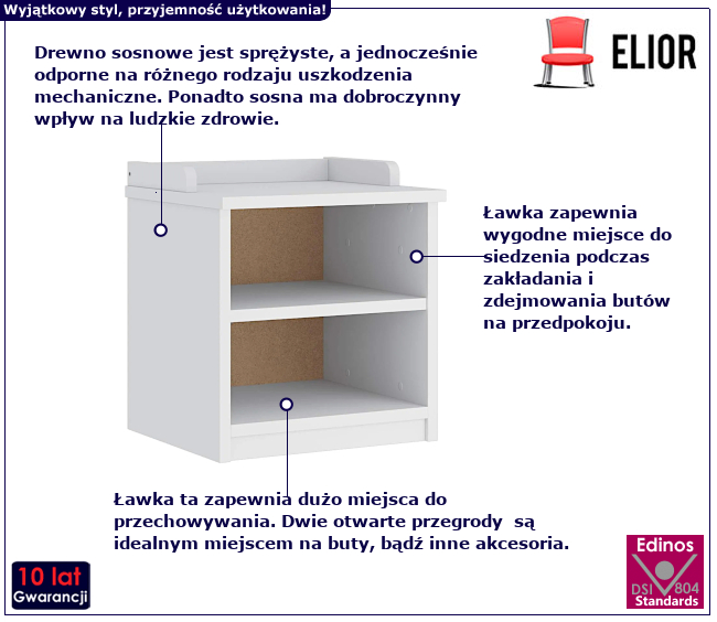 Ławka do przedpokoju Marsa