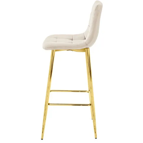Krzesło do wyspy glamour Chefer 3X beż