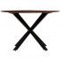 Szczegółowe zdjęcie nr 8 produktu Stół okrągły w stylu loft do kuchni Rival – brązowy 