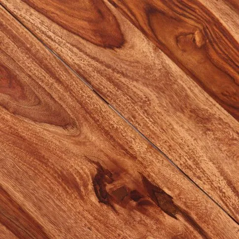 Szczegółowe zdjęcie nr 10 produktu Stół okrągły w stylu loft do kuchni Amurro – brązowy