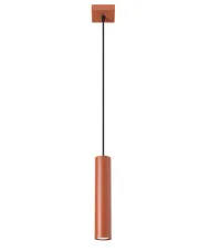 Czerwona pojedyńcza lampa sufitowa - M057-Kejo w sklepie Edinos.pl