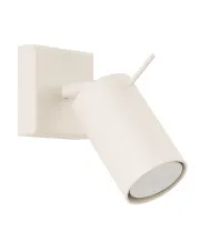Beżowy loftowy kinkiet ścienny - M062-Mepo w sklepie Edinos.pl