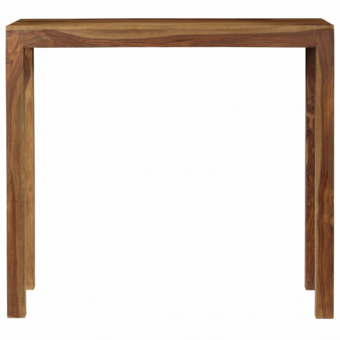 Brązowy stolik Warnes 3X z drewnianego materiału