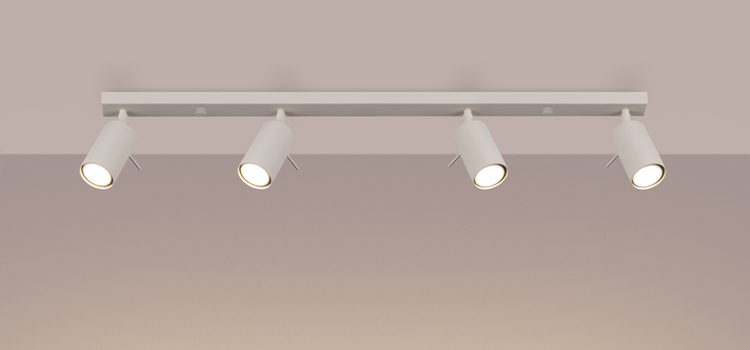 beżowa lampa sufitowa M066