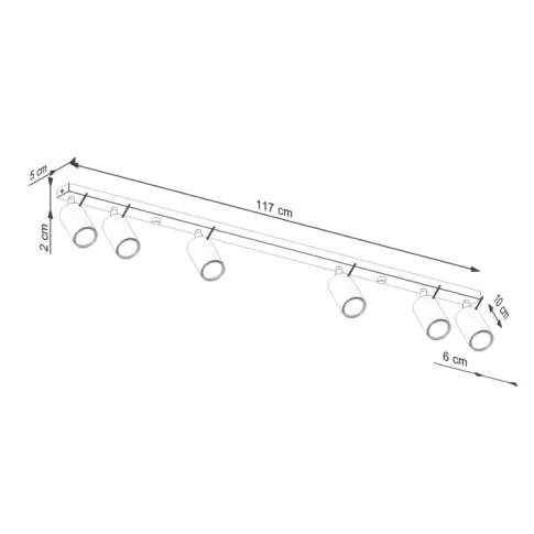 wymiary listwy sufitowej Mepo M067