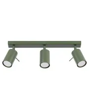 Zielona potrójna lampa sufitowa w loftowym stylu - M064-Mepo  w sklepie Edinos.pl