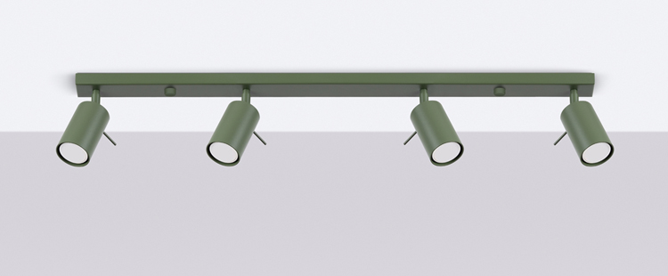 zielona lampa sufitowa M066