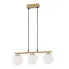 Stylowa lampa z 3 kloszami w stylu glamour - M073-Advi