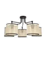 Stylowa lampa wisząca z nowoczesnymi abażurami - M078-Ulidi w sklepie Edinos.pl