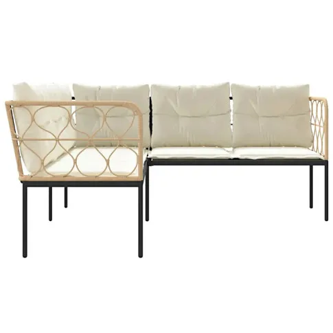 Brenno sofa z białymi poduszkami