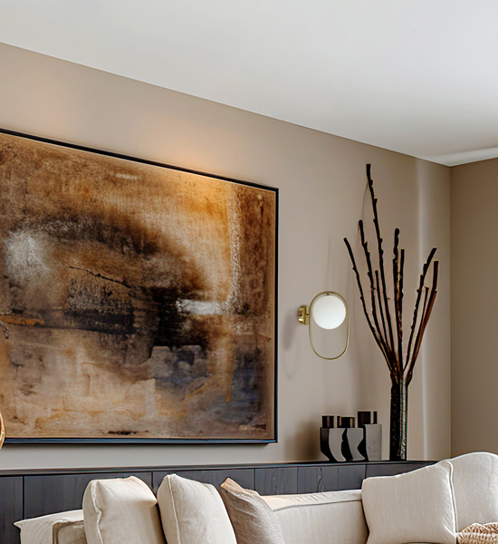 złoty kinkiet do salonu M082-Axio