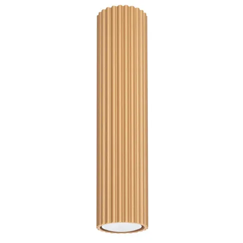 złota ryflowana lampa Avium D293
