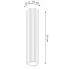 wymiary stylowej lampy D293 Avium