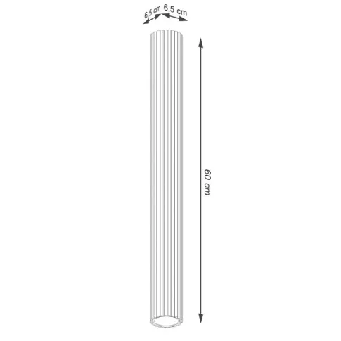 wymiary nowoczesnej lampy oliwkowej D295