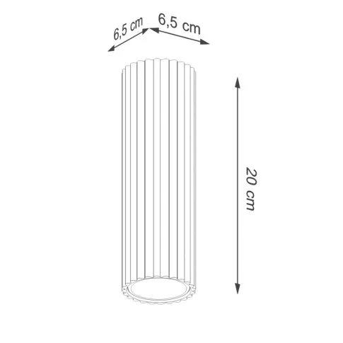 wymiary lampy Avium